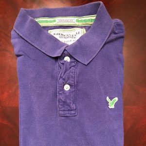 Purple American Eagle Polo